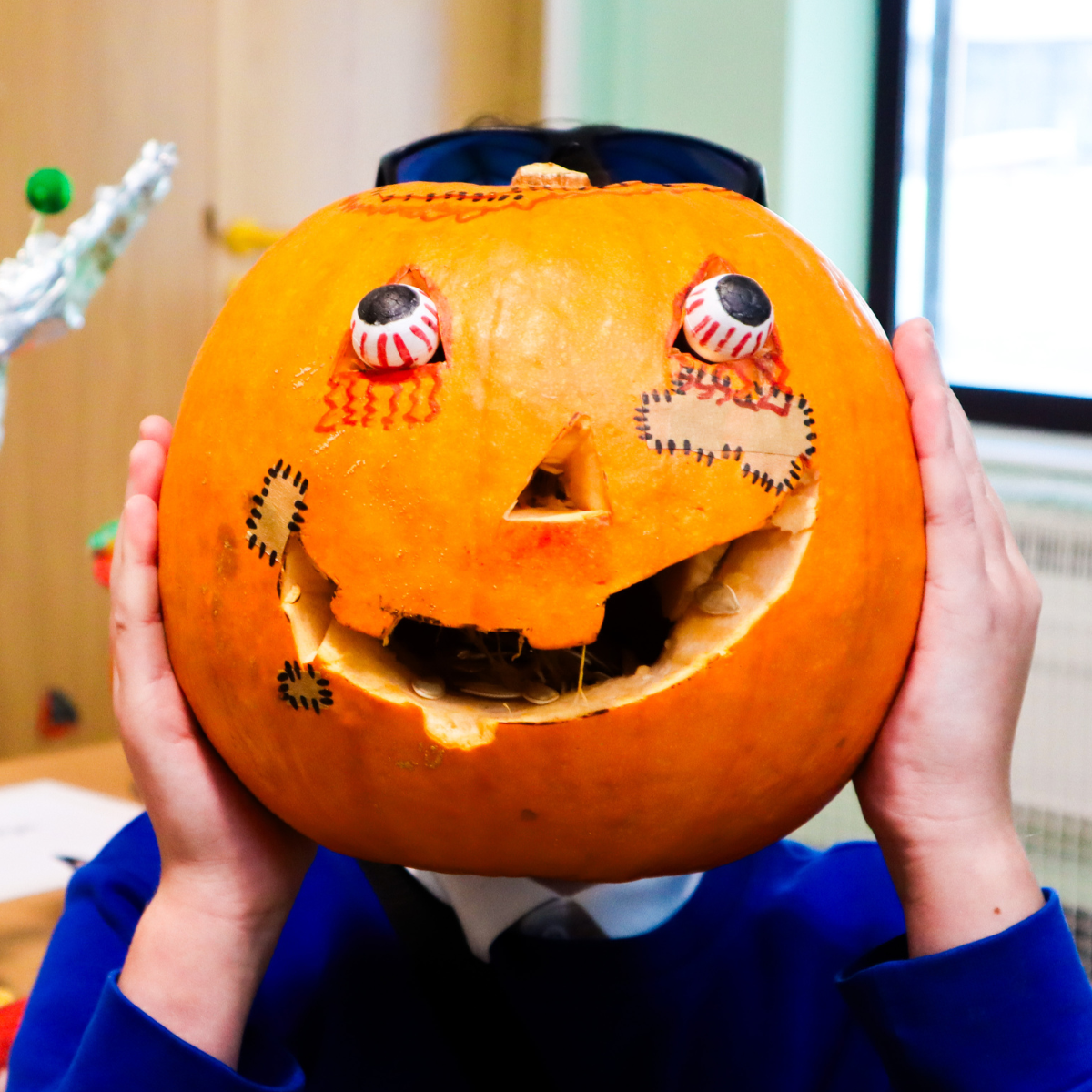 Pumpkin decorating activity