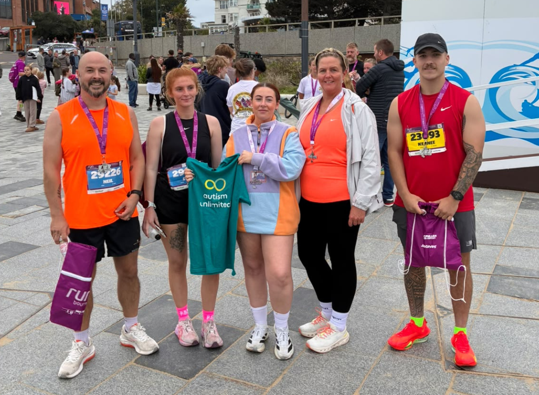 Neil and family supporting Autism Unlimited